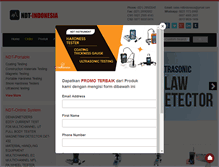 Tablet Screenshot of ndt-indonesia.com